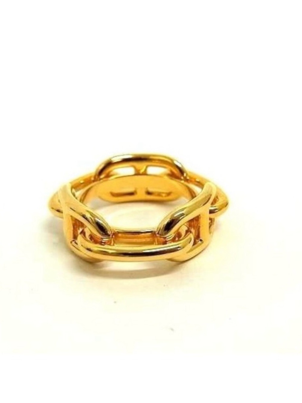 Hermes Chaine D'ancre Lucade Legato Scarf Ring Closure - Picture 2 of 5
